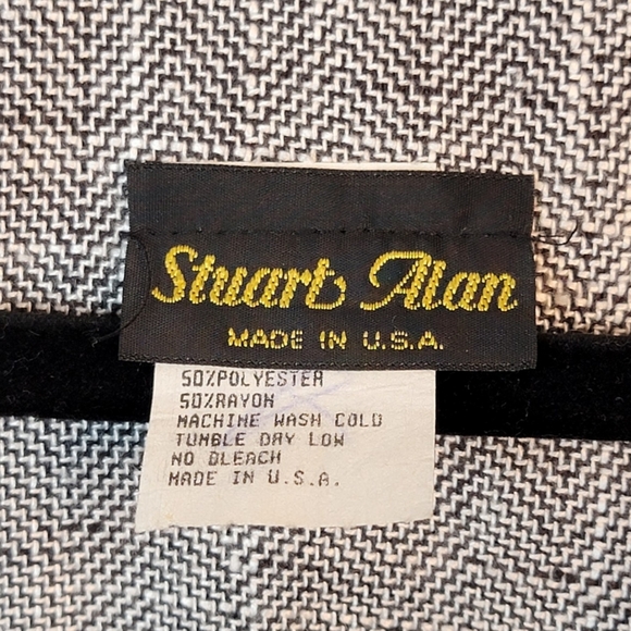 Stuart Alan Vintage 80's Fashion Streetwear Formal Fashion Blazer OS - Picture 12 of 12